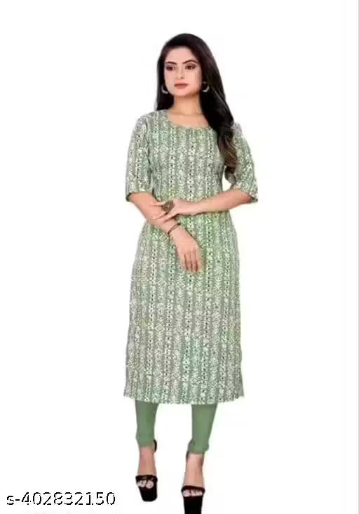TATHASTU DESIGN Printed Crepe Combo Kurti Set for Women – Pack of 2