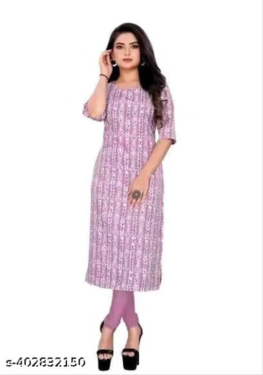 TATHASTU DESIGN Printed Crepe Combo Kurti Set for Women – Pack of 2