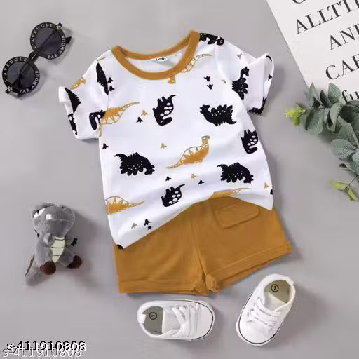 Stylish Printed Kids Boys & Girls Clothing Set